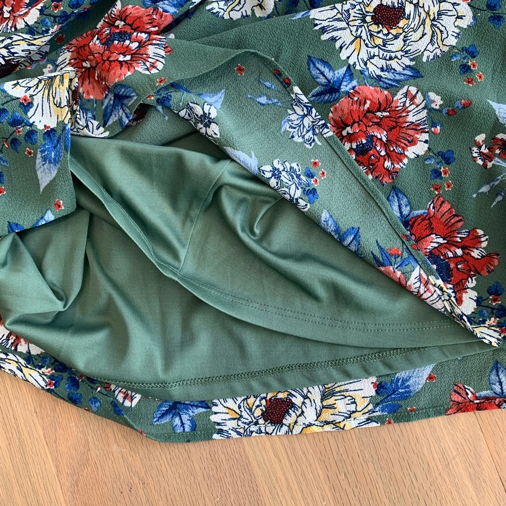 As U Wish lined keyhole neckline floral dress S - Picture 4 of 12